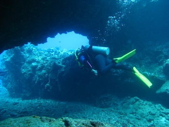 Diving around Maui